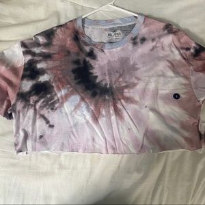 Hollister Cropped Tie Dye tee